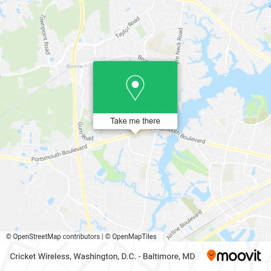 Cricket Wireless map