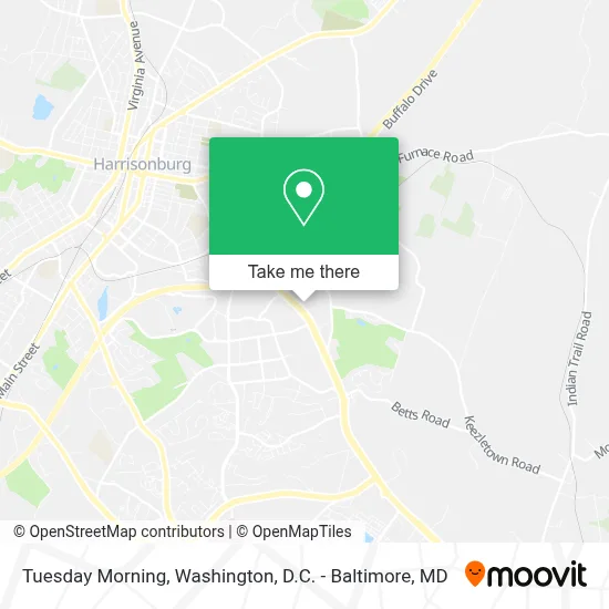 Tuesday Morning map