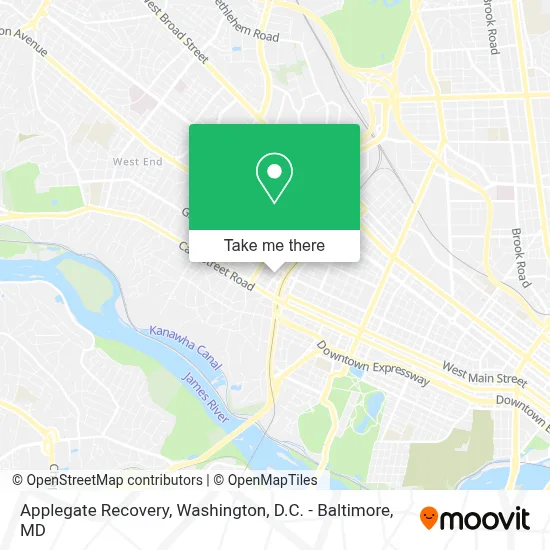 Applegate Recovery map