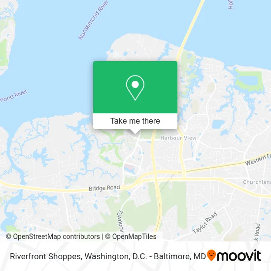 Riverfront Shoppes map