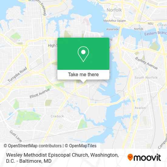 Wesley Methodist Episcopal Church map