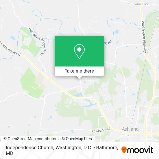 Independence Church map