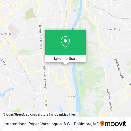 International Paper map