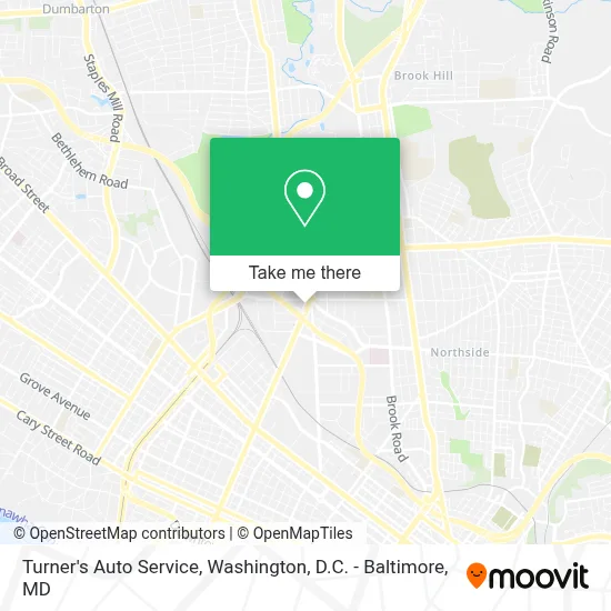 Turner's Auto Service map