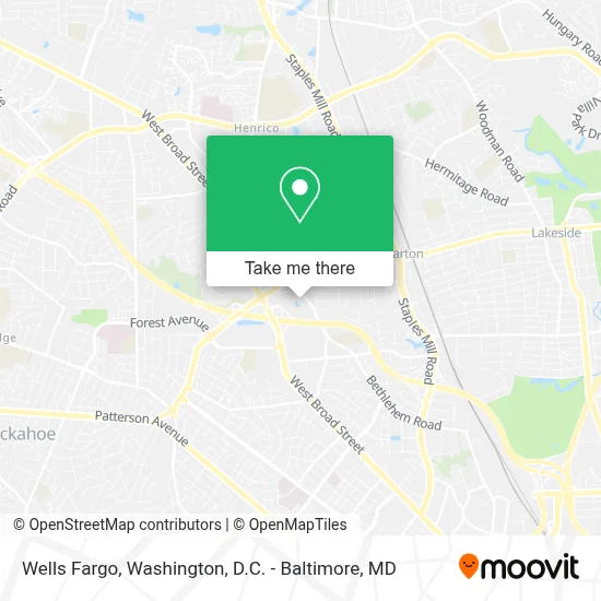 Wells Fargo map