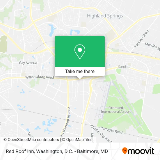 Red Roof Inn map