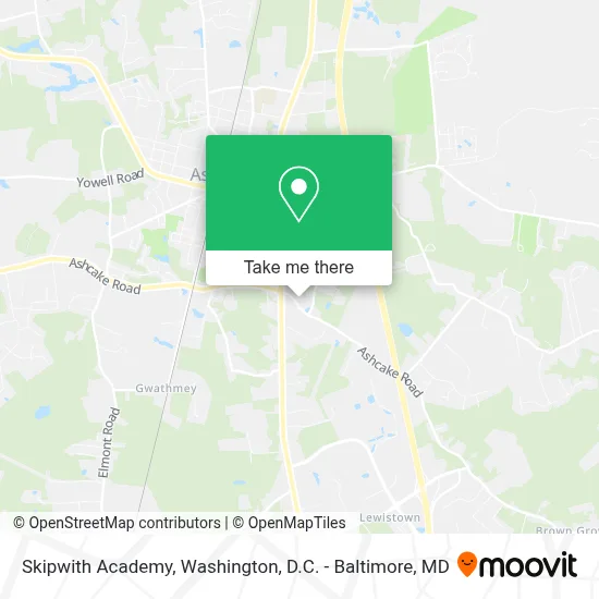 Skipwith Academy map