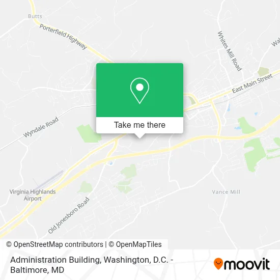 Administration Building map