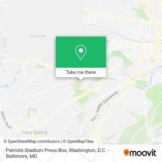 Patriots Stadium Press Box map