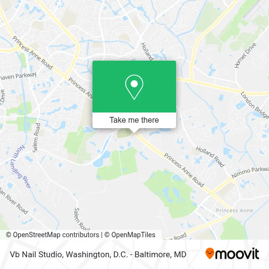 Vb Nail Studio map