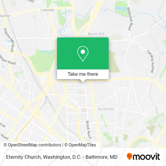 Eternity Church map