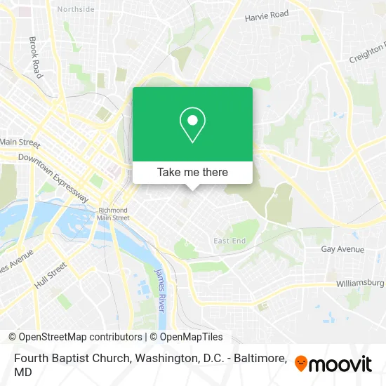 Fourth Baptist Church map
