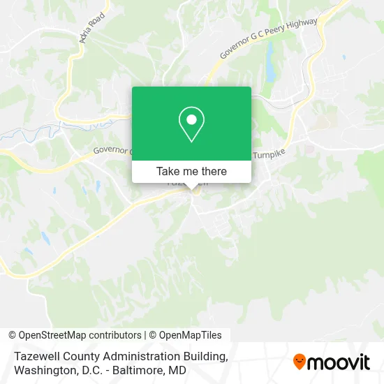 Tazewell County Administration Building map
