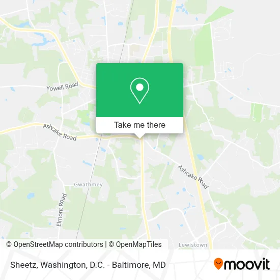 Sheetz map