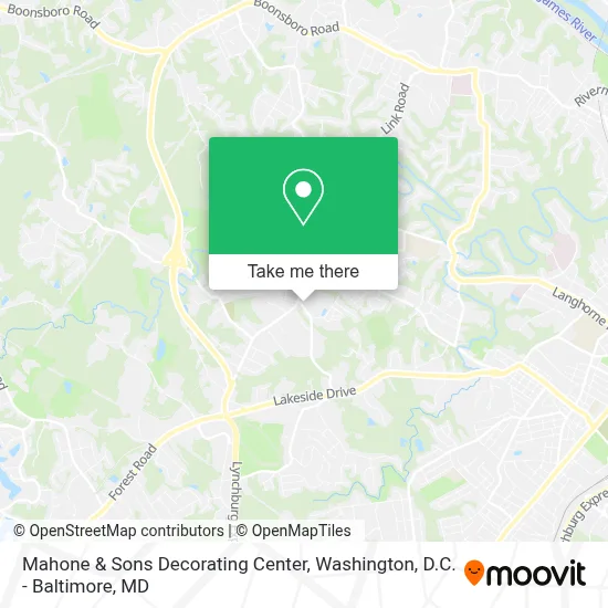 Mahone & Sons Decorating Center map