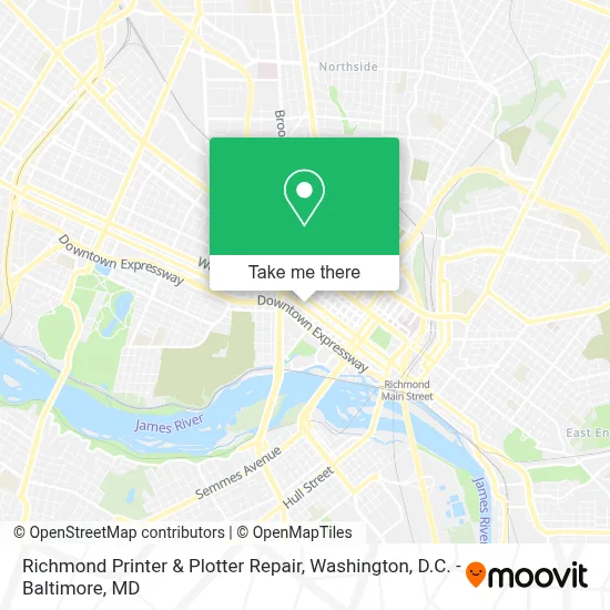 Richmond Printer & Plotter Repair map