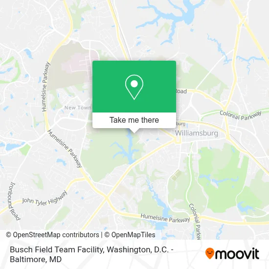 Busch Field Team Facility map