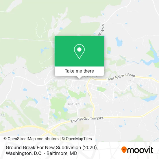 Ground Break For New Subdivision (2020) map