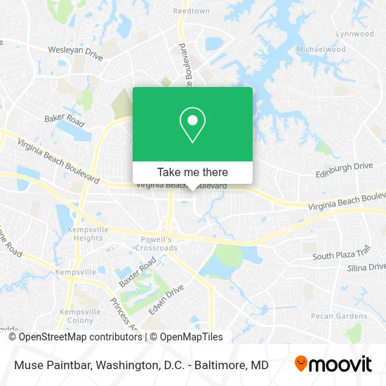 Muse Paintbar map