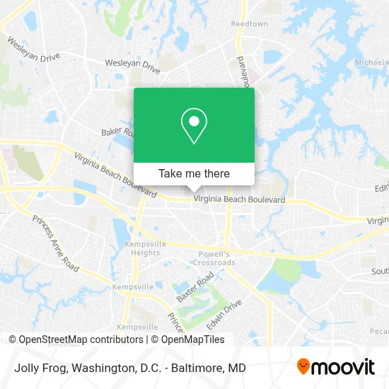 Jolly Frog map
