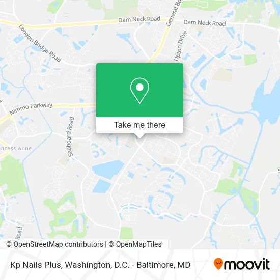 Kp Nails Plus map