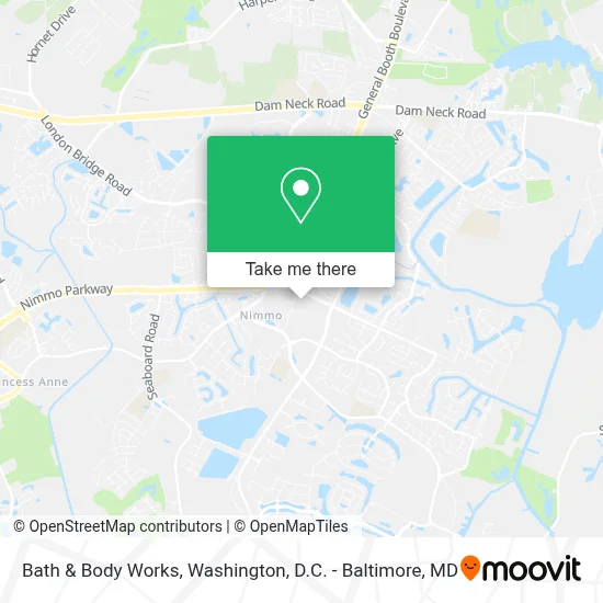 Bath & Body Works map