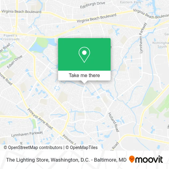 The Lighting Store map