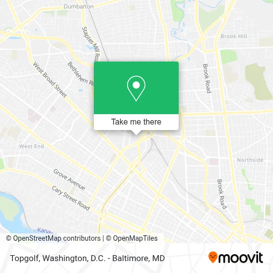 Topgolf map