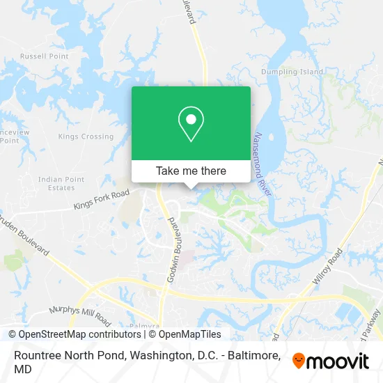 Rountree North Pond map