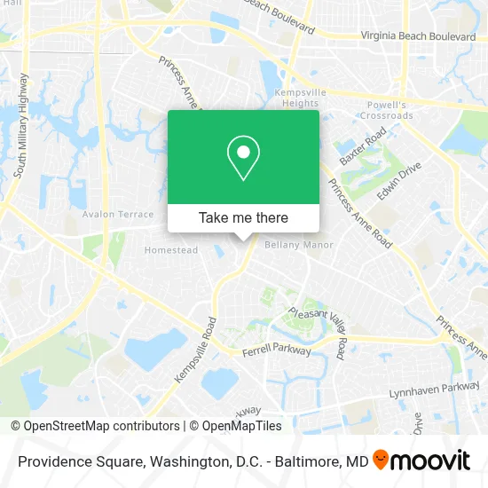Providence Square map