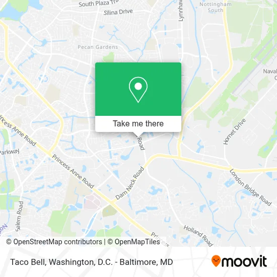 Taco Bell map