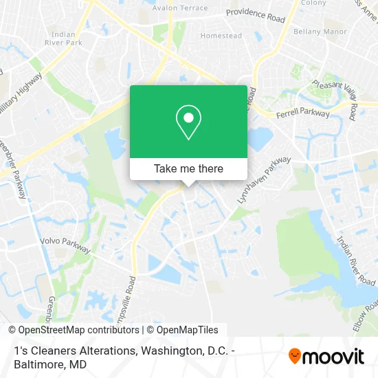 1's Cleaners Alterations map
