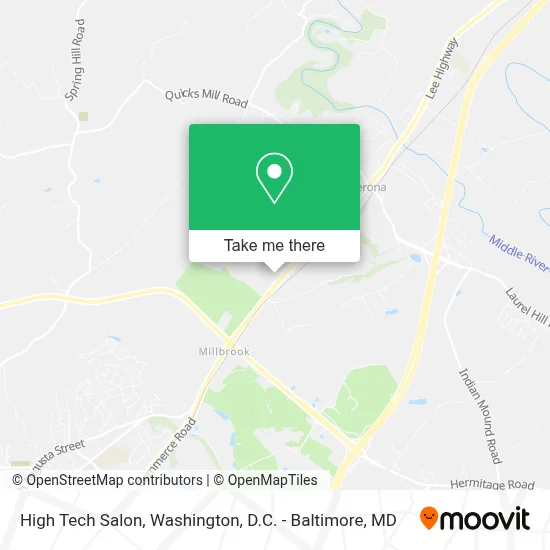 High Tech Salon map