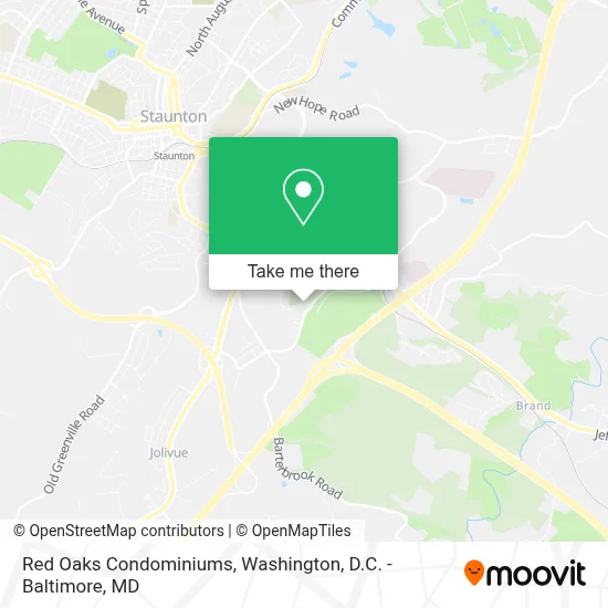 Red Oaks Condominiums map