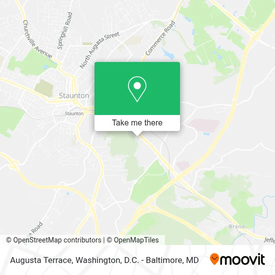 Augusta Terrace map