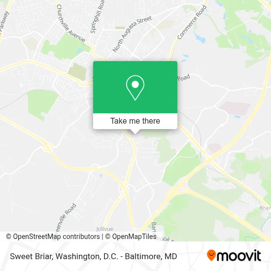 Sweet Briar map
