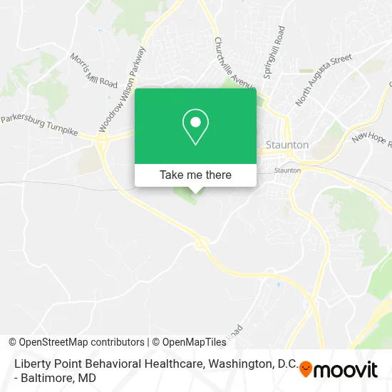 Liberty Point Behavioral Healthcare map