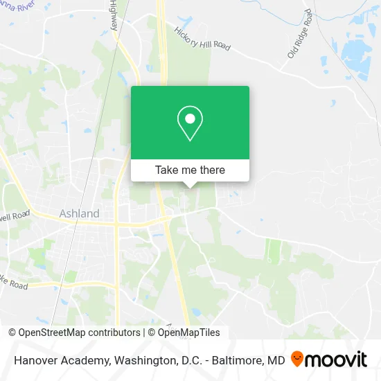Hanover Academy map