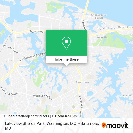Lakeview Shores Park map
