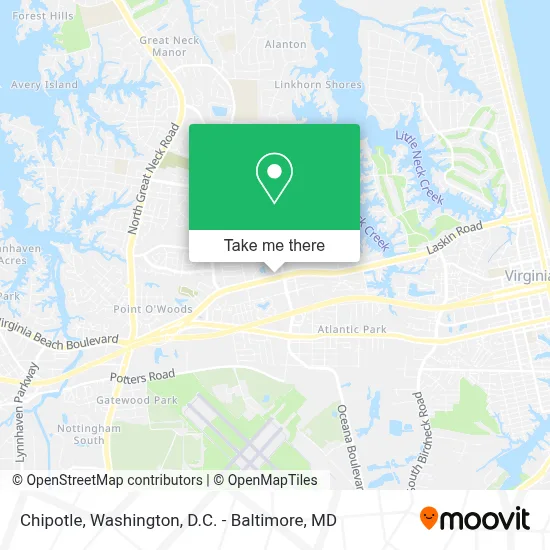 Chipotle map