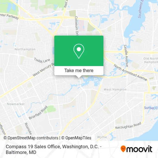 Compass 19 Sales Office map