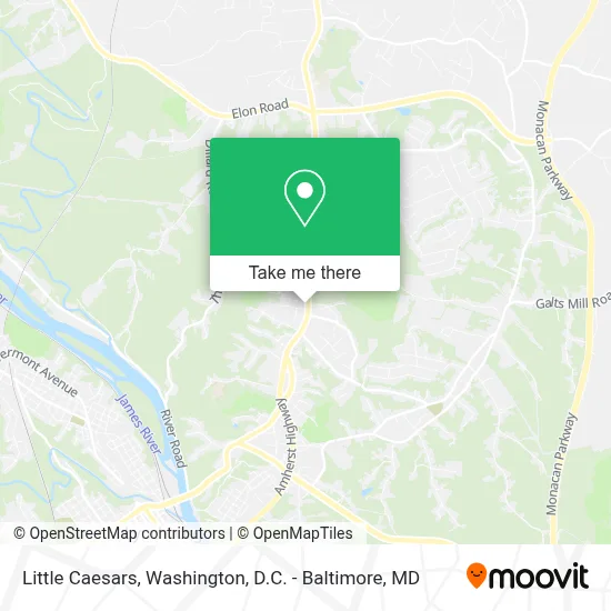 Little Caesars map