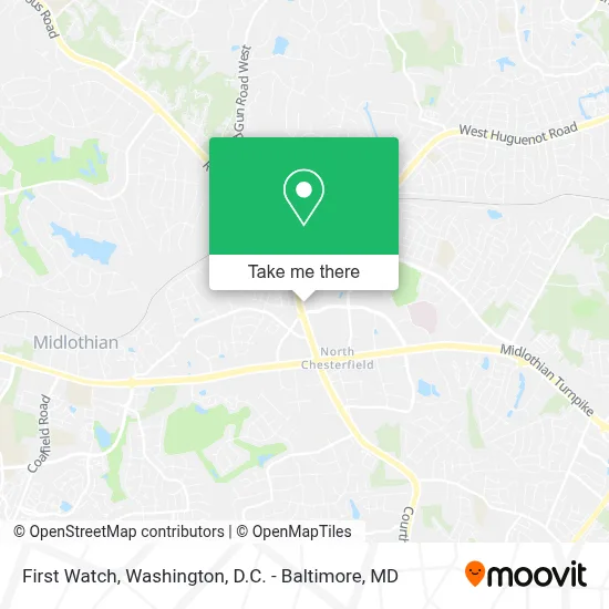 First Watch map