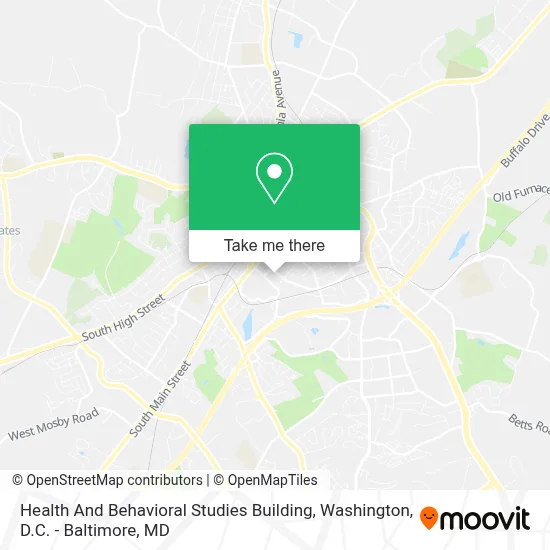 Health And Behavioral Studies Building map