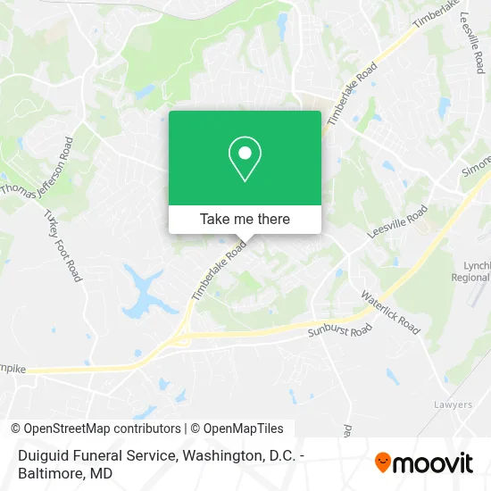 Duiguid Funeral Service map