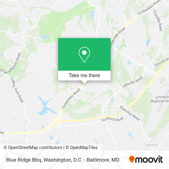 Blue Ridge Bbq map
