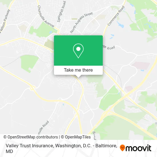 Valley Trust Insurance map