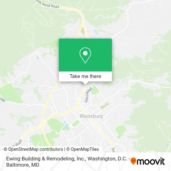 Ewing Building & Remodeling, Inc. map