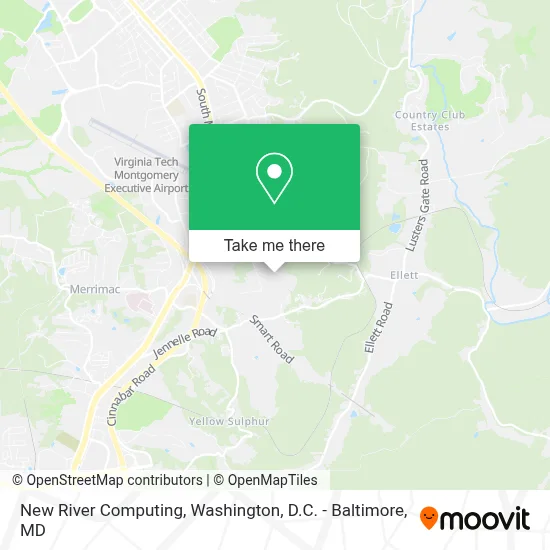 New River Computing map