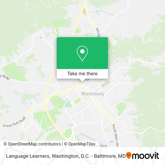 Language Learners map